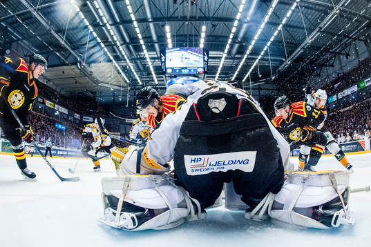 Brynäs Oskar Lindblom , Adam Brodecki och Jesper Ollas