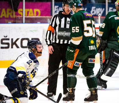Färjestads Ole-Kristian Tollefsen strax