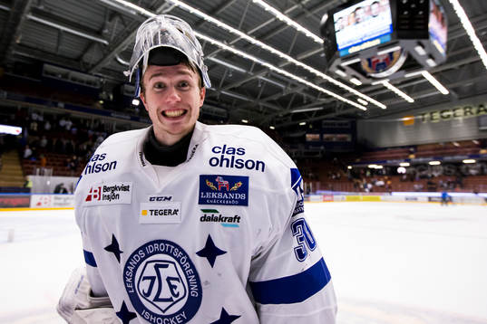 Leksands målvakt Henrik Haukeland