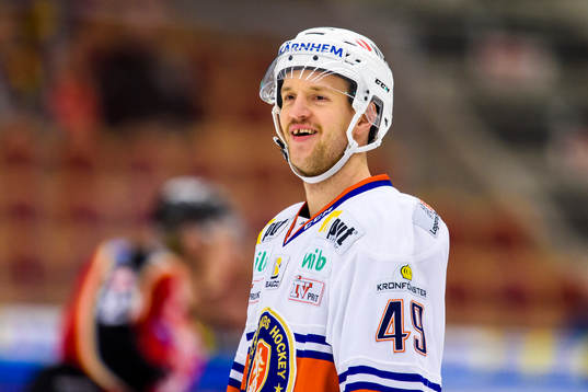 Växjös Ilkka Heikkinen på uppvärmningen