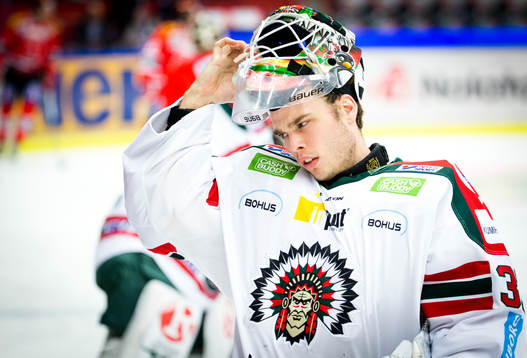 Frölundas målvakt Johan Gustafsson