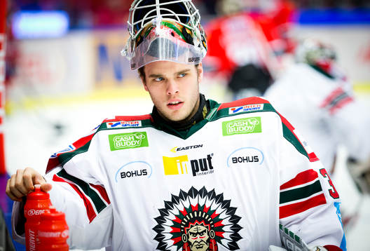 Frölundas målvakt Johan Gustafsson