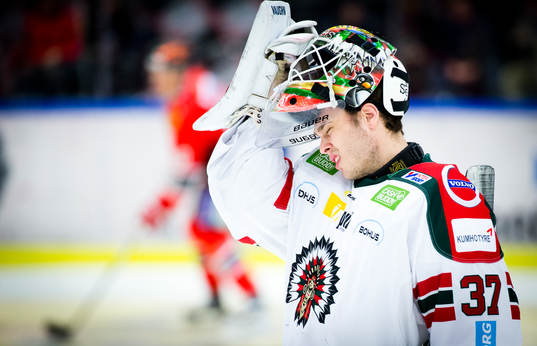 Frölundas målvakt Johan Gustafsson
