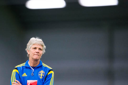 Sveriges förbundskapten Pia Sundhage