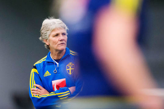 Sveriges förbundskapten Pia Sundhage