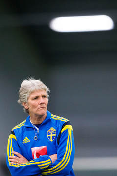 Sveriges förbundskapten Pia Sundhage