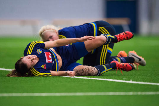 Lotta Schelin får ont