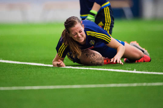Lotta Schelin får ont