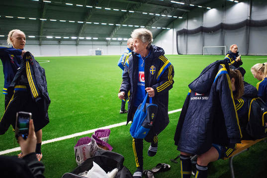 Sveriges förbundskapten Pia Sundhage