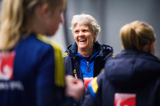 Sveriges förbundskapten Pia Sundhage
