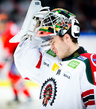 Frölundas målvakt Johan Gustafsson