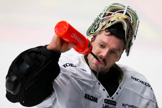Färjestads målvakt Lars Haugen