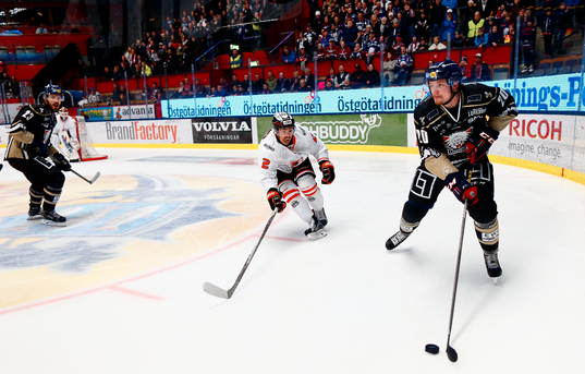Karlskronas Robin Gartner och Linköpings Nick Sörensen