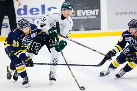 s Mattias Tedenby och Ted Brithén (h) mot Färjestads