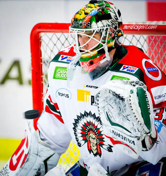 Frölundas målvakt Johan Gustafsson