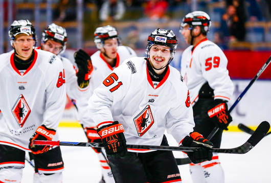 Karlskronas Mattias Granlund jublar