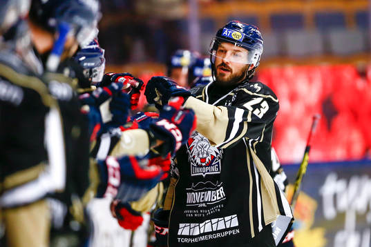Linköpings Niklas Persson jublar