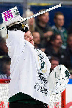 Färjestads målvakt Lars Haugen