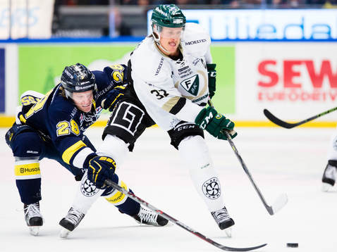 s Anton Bengtsson mot Färjestads Magnus Nygren