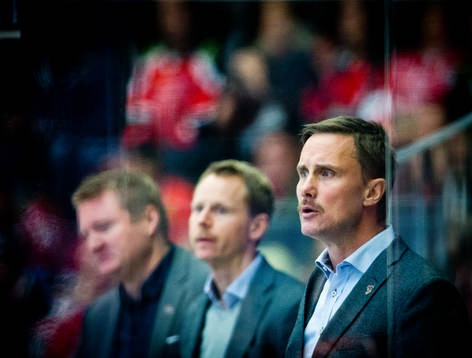 Frölundas tränare Roger Rönnberg deppar