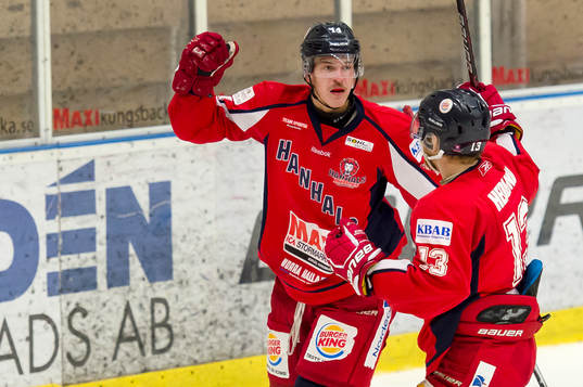 Hanhals Fredrik Johansson jublar