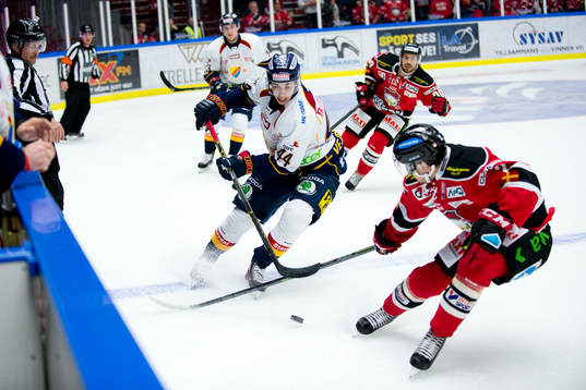 Djurgårdens Lukas Vejdemo och Malmö Redhawks  Erik