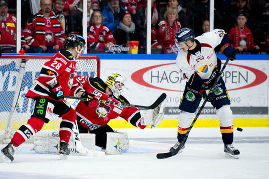Malmö Redhawks  målvakt Jonas Gunnarsson