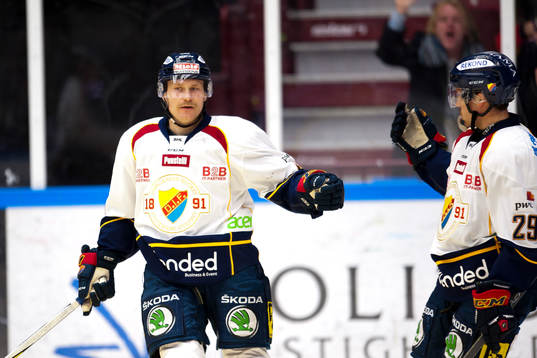 Djurgårdens Patrick Thoresen jublar