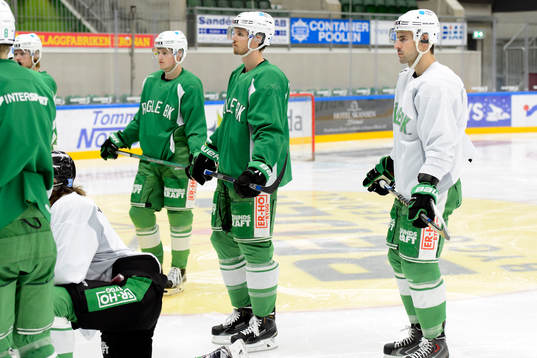 Rögles Rasmus Bengtsson, Jens Hellgren och Ivan Baranka