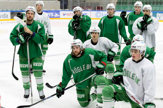 Rögles Kelsey Tessier, Alex Aleardi och Filip Karlsson