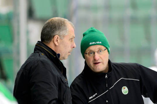 Rögles sportchef Anders Carlsson och tränare Anders