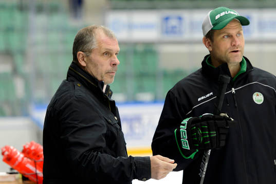 Rögles sportchef Anders Carlsson och assisterande tränare