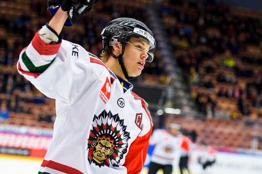 Frölundas Jacob Larsson jublar