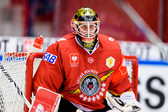 Luleås målvakt Joel Lassinantti