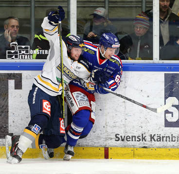 Sundsvalls Mathias Karlsson och Oskarshamns Manuel Ågren i