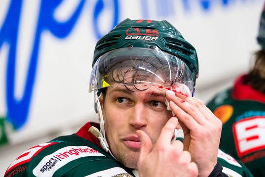 Tingsryds Eric Castonguay blöder