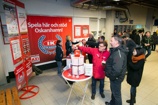 Svenska Spel finns numera i Be-Ge Hockey Center.