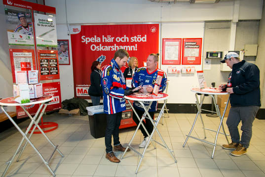 Svenska Spel finns numera i Be-Ge Hockey Center.