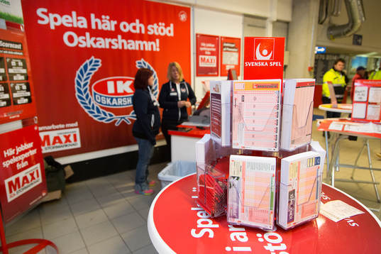 Svenska Spel finns numera i Be-Ge Hockey Center.
