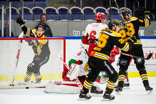 Panterns Emil Sandin, Patrik Blomberg och Fredrik
