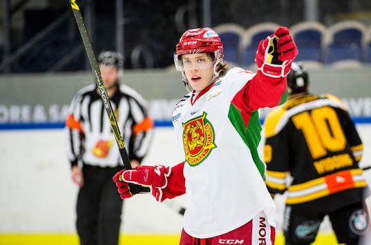 under ishockeymatchen i Hockeyallsvenskan mellan Pantern