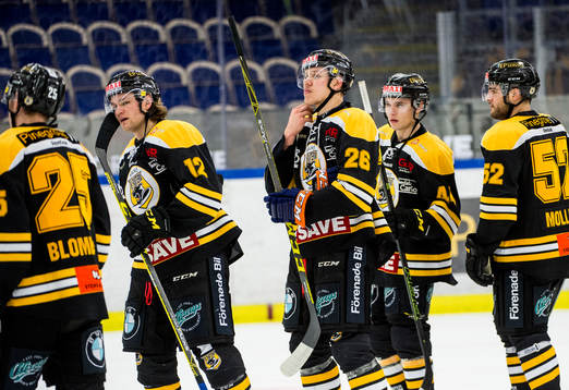 Panterns Patrik Blomberg, Robin Dahse, Mikael Johansson,