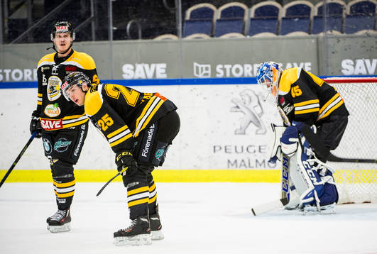Panterns Emil Carnestad, Patrik Blomberg och målvakt