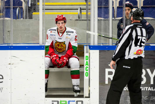 Moras Andreas Stene i utvisningsbåset