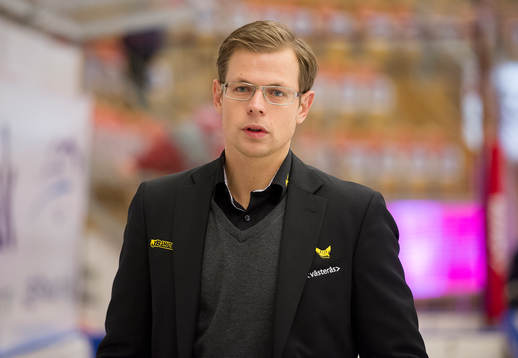 Västerås tränare Martin Filander