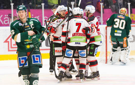 Malmö Redhawks  Björn Svensson  jublar