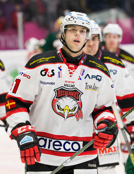 Malmö Redhawks  Björn Svensson jublar