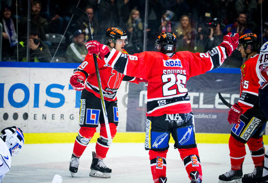 Örebros Libor Hudacek gör 2-3 och jublar