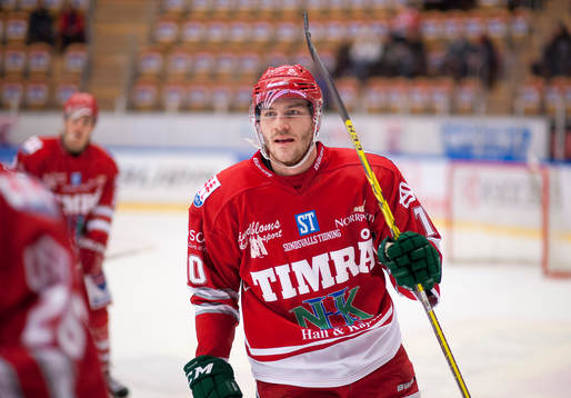 Timrås Johan Persson jublar