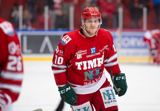Timrås Johan Persson jublar